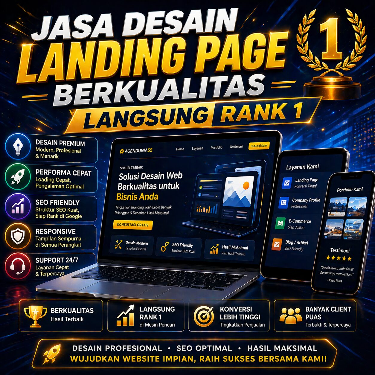 Landing Page sebagai Ruang untuk Menjelaskan Cara Anda Menemani Klien Menyusun Prioritas ketika Semuanya Terlihat Penting